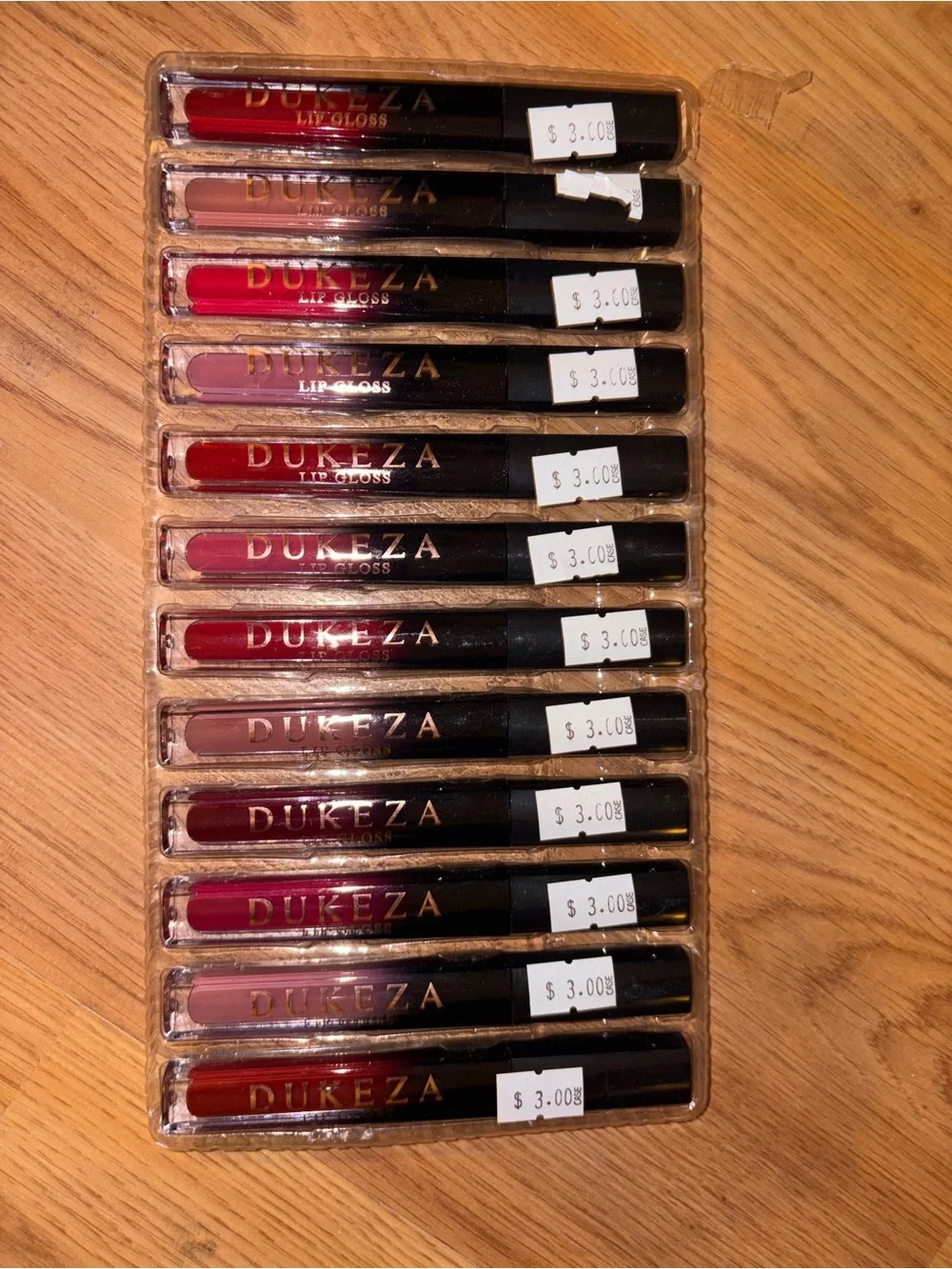 Women’s Lip Gloss Collection — Assorted Pinks & Reds